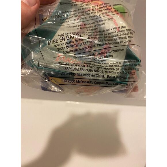 McDonald’s 2000 Tarzan and Jane Flipping Figurines with base #6 Happy Meal - Picture 4 of 4